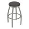 Holland Bar Stool Co 30" Swivel Bar Stool, Nickel Finish, Canter Storm Seat 80230AN004 - alternate 1
